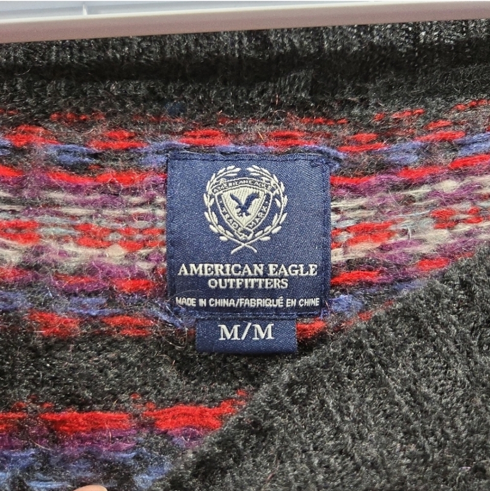 American Eagle Outfitters Nordic or Scandinavian Pattern Womens Sz M - Picture 4 of 6